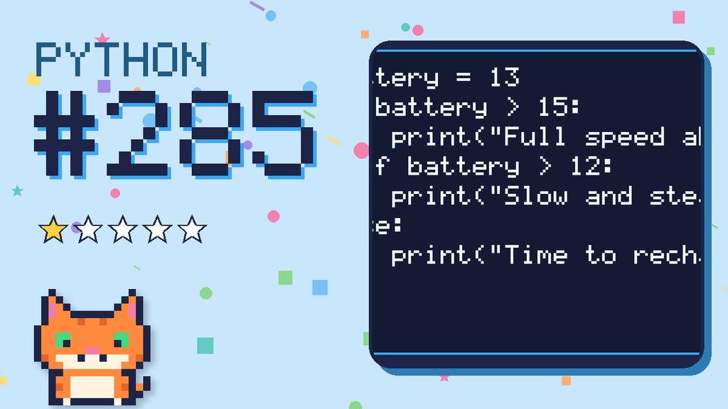 Python Puzzler 285 card