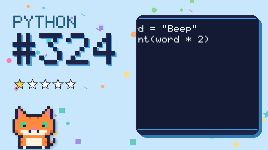 Python Puzzler 324 card