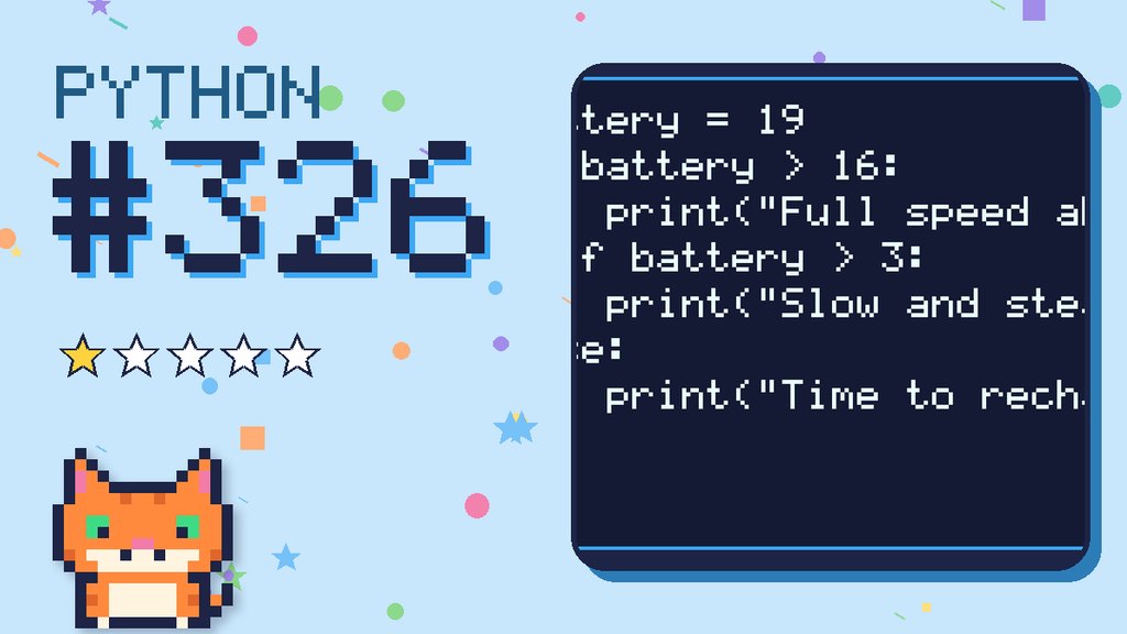 Python Puzzler 326 card