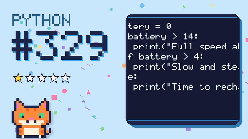 Python Puzzler 329 card