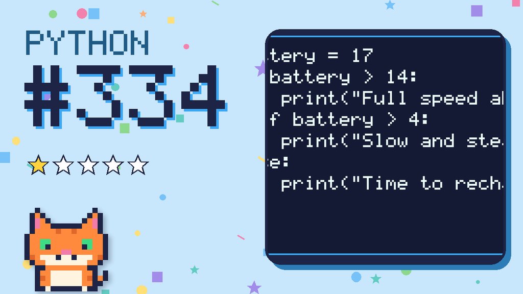 Python Puzzler 334 card
