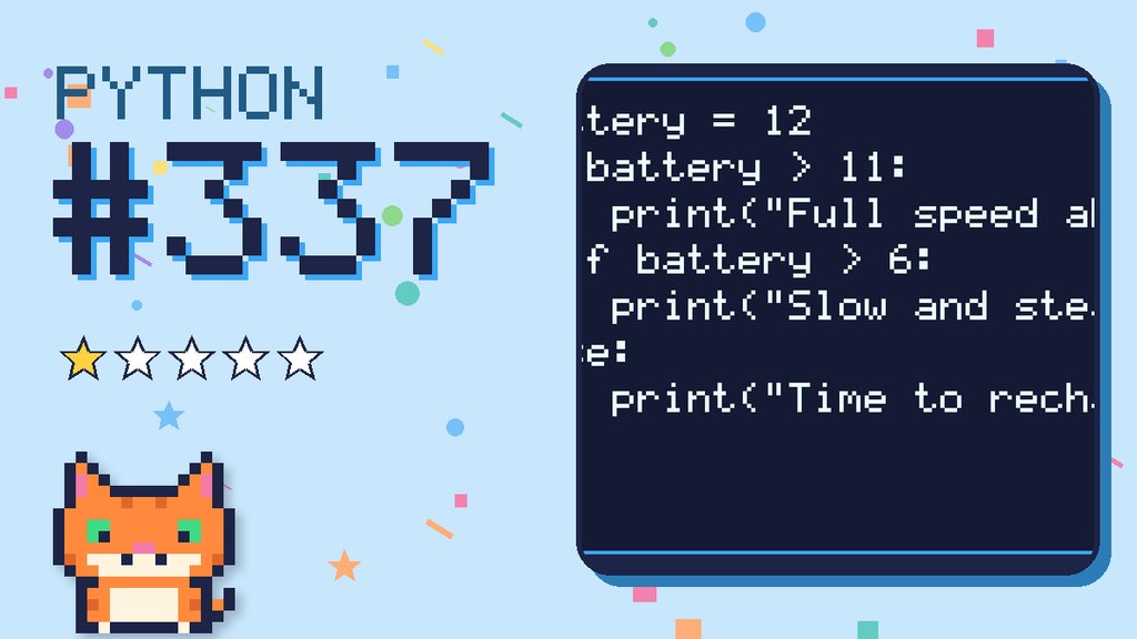 Python Puzzler 337 card