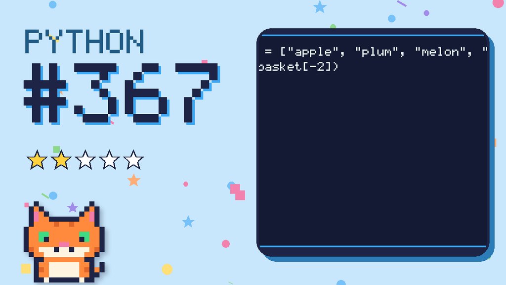 Python Puzzler 367 card