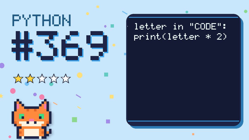 Python Puzzler 369 card