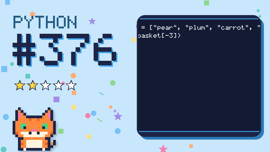 Python Puzzler 376 card