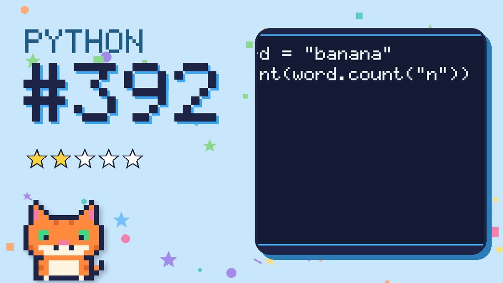 Python Puzzler 392 card
