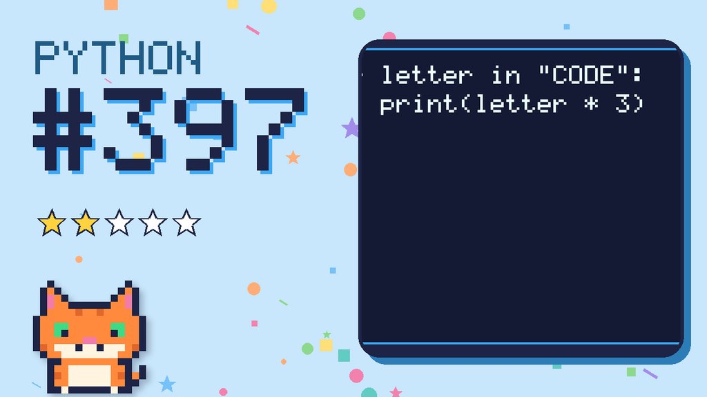 Python Puzzler 397 card