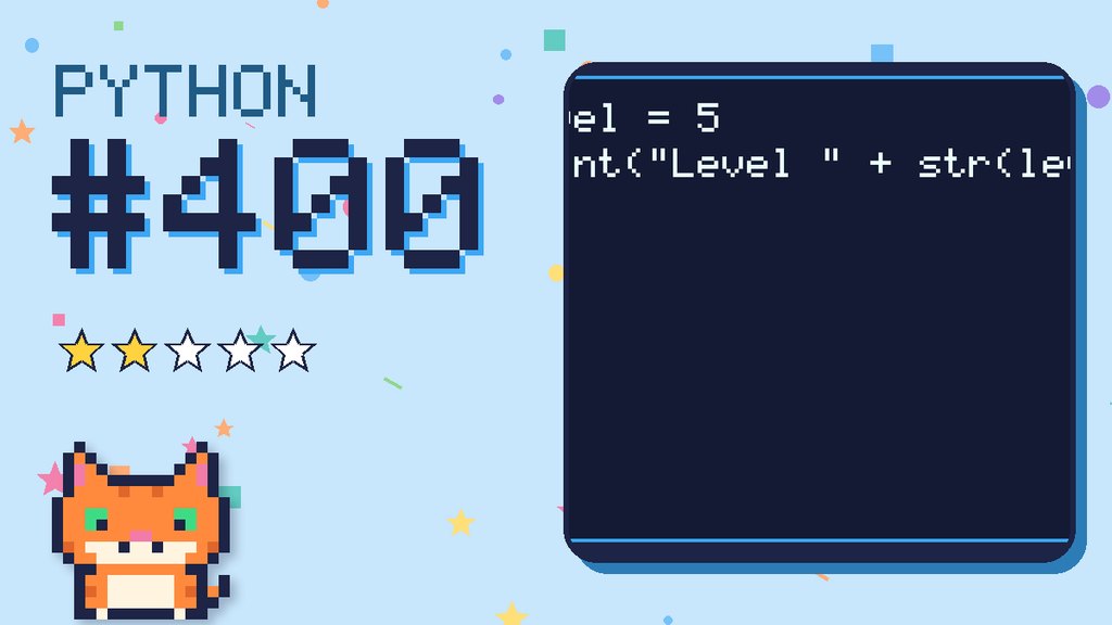 Python Puzzler 400 card