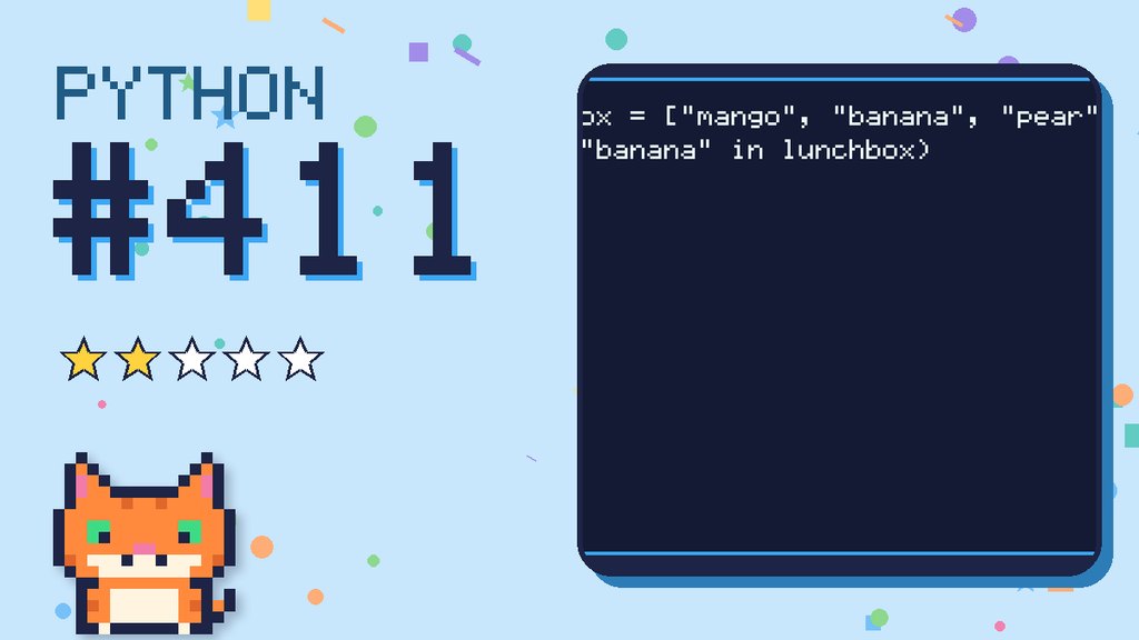 Python Puzzler 411 card