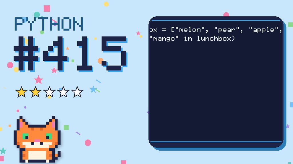 Python Puzzler 415 card