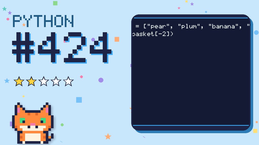 Python Puzzler 424 card