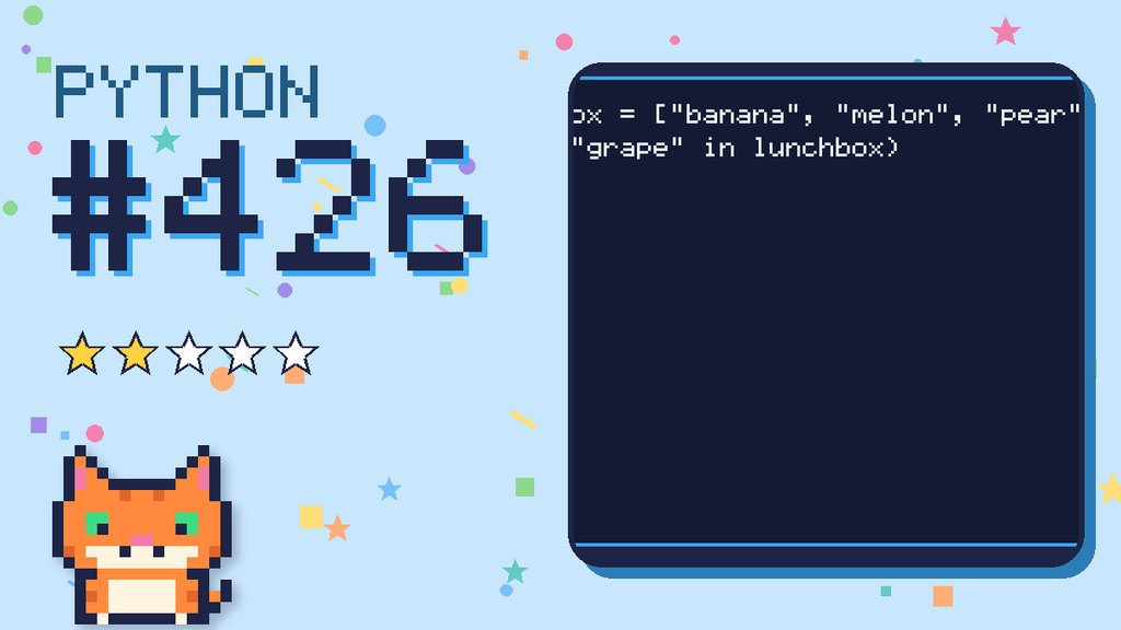 Python Puzzler 426 card