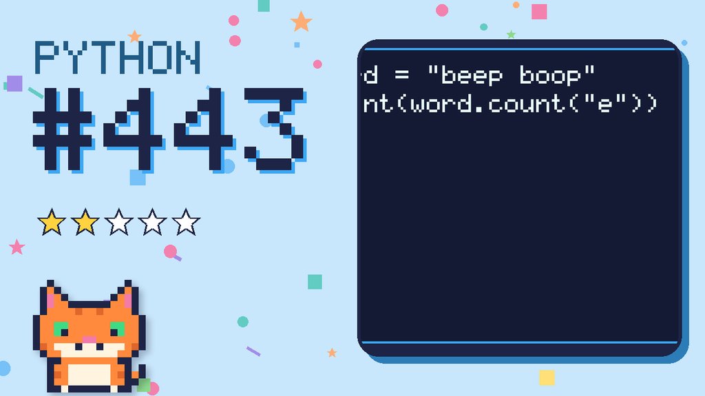 Python Puzzler 443 card