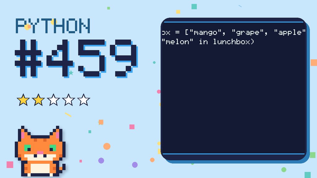 Python Puzzler 459 card