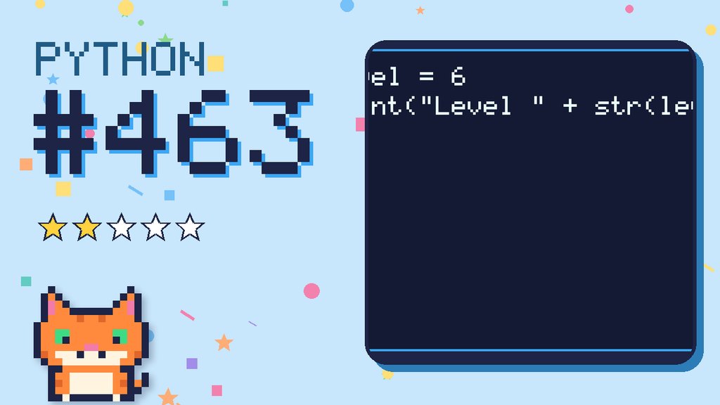 Python Puzzler 463 card