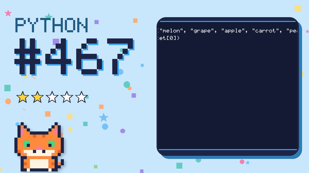 Python Puzzler 467 card