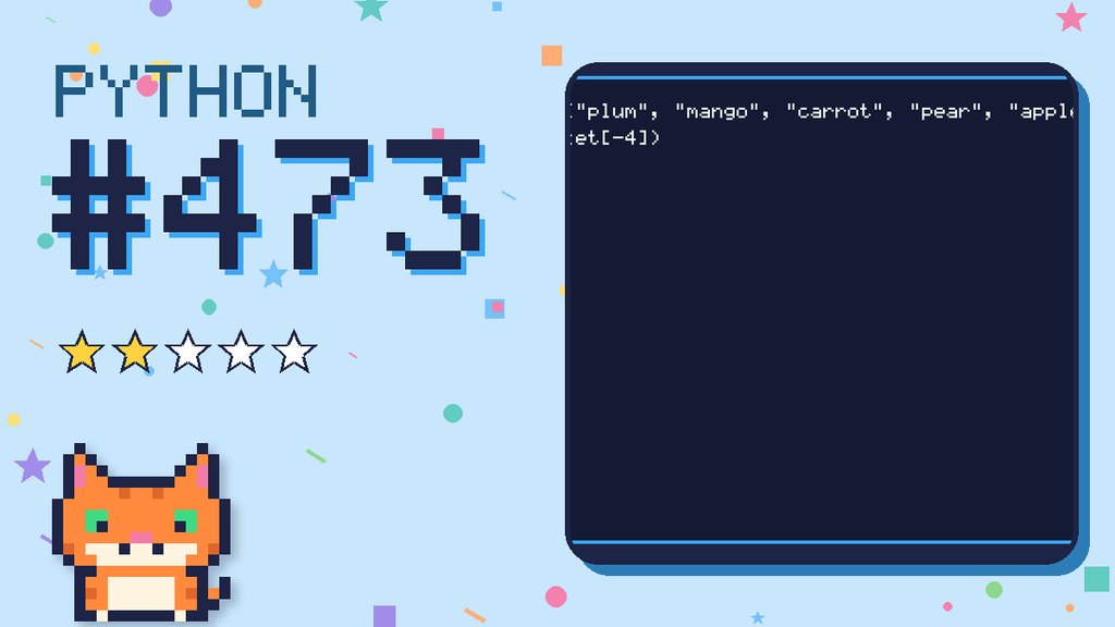 Python Puzzler 473 card