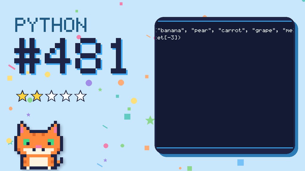 Python Puzzler 481 card