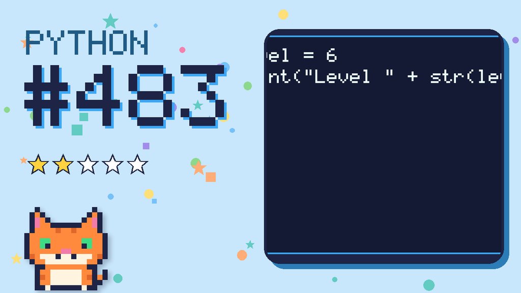 Python Puzzler 483 card