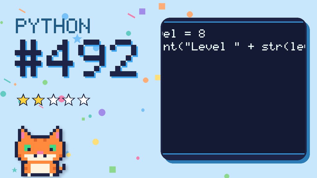 Python Puzzler 492 card