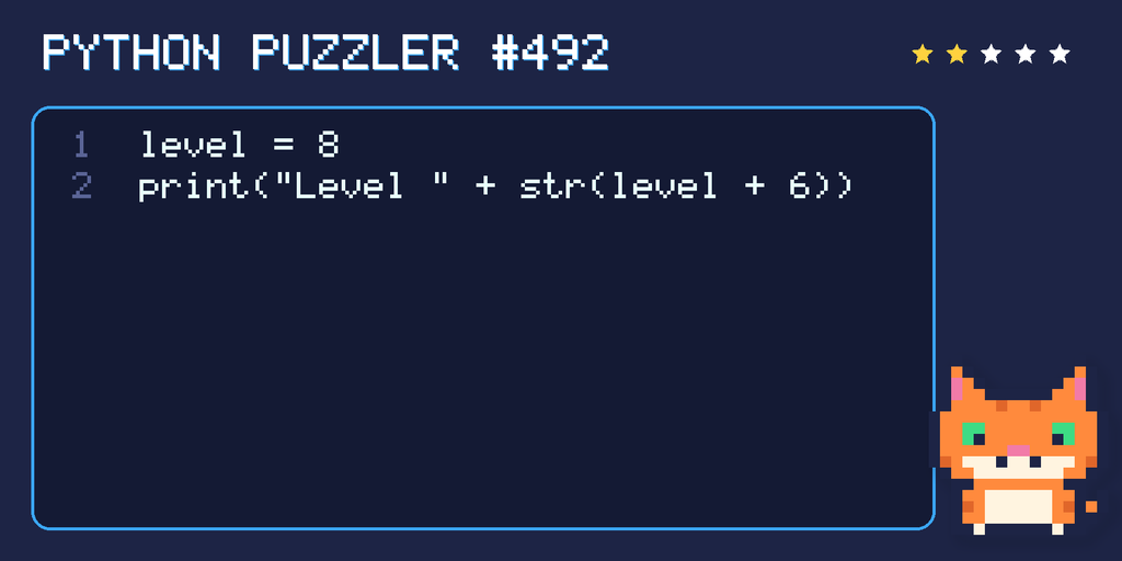 Python puzzler 492 code