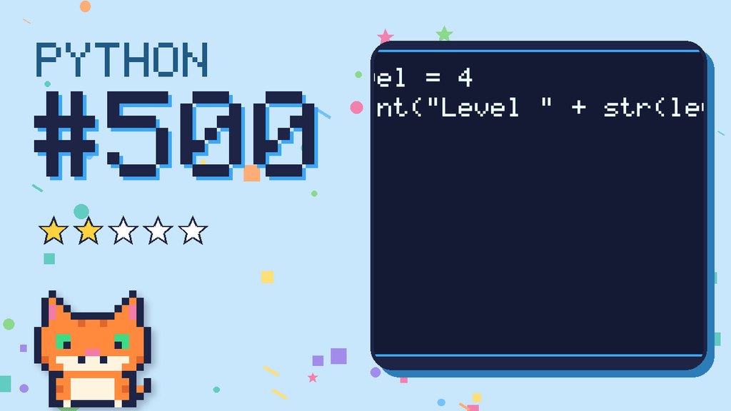 Python Puzzler 500 card
