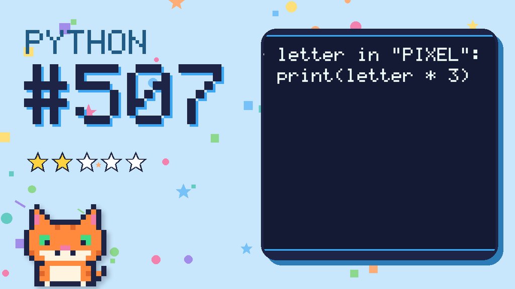 Python Puzzler 507 card