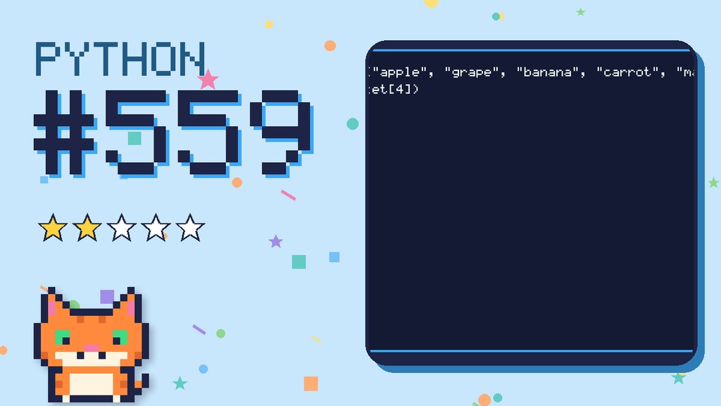 Python Puzzler 559 card