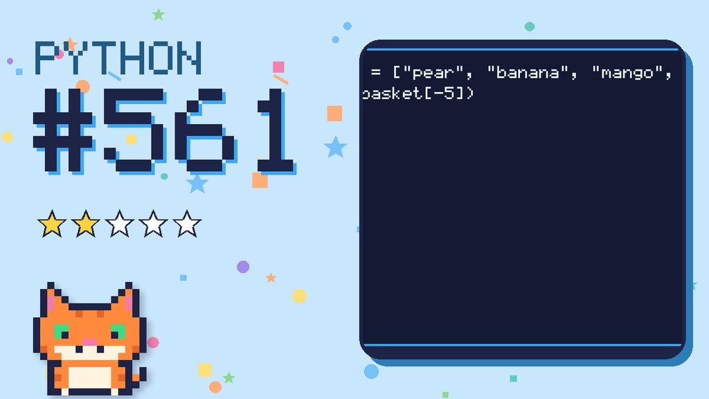Python Puzzler 561 card