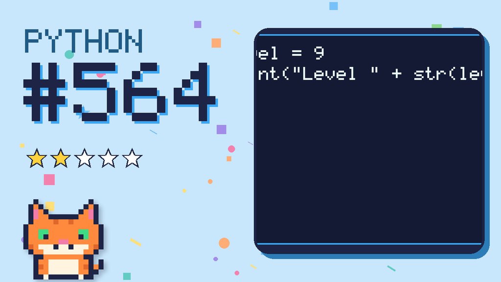 Python Puzzler 564 card