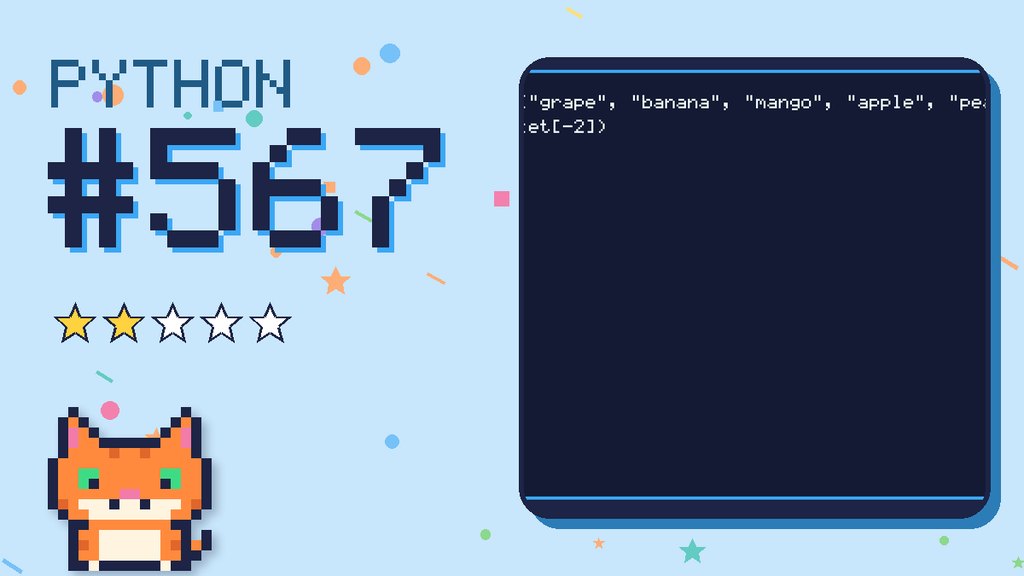 Python Puzzler 567 card