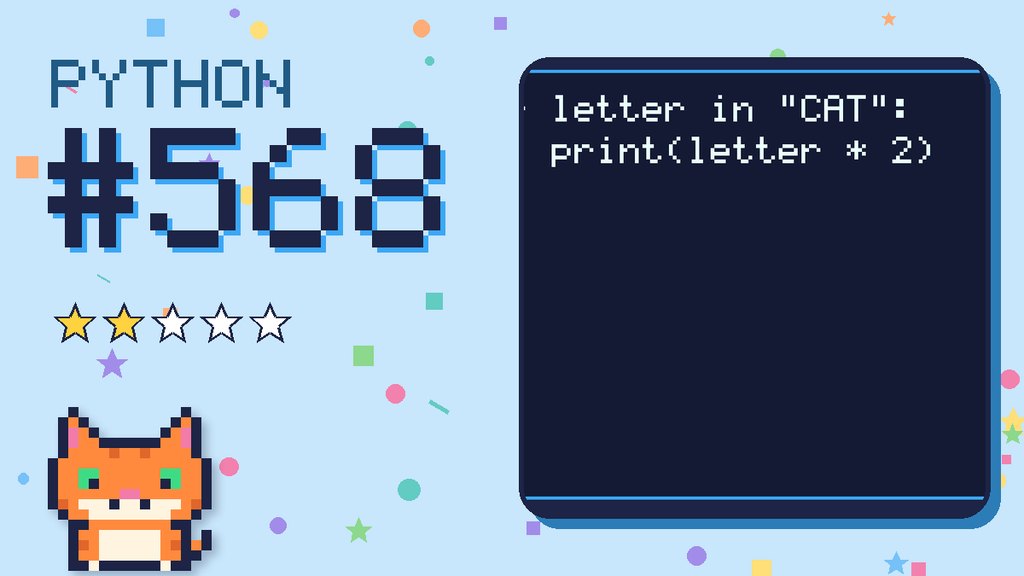 Python Puzzler 568 card