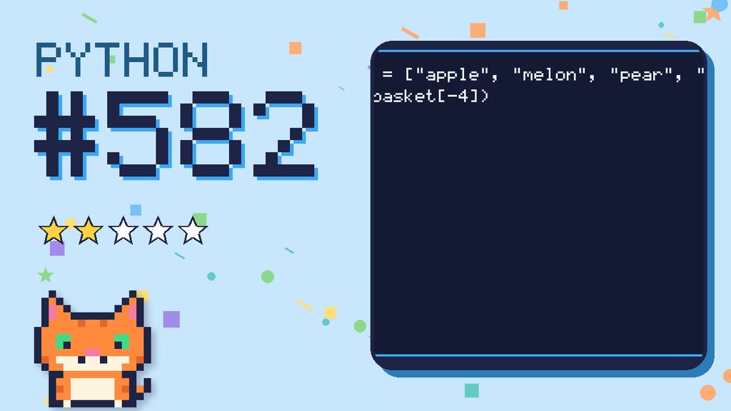 Python Puzzler 582 card