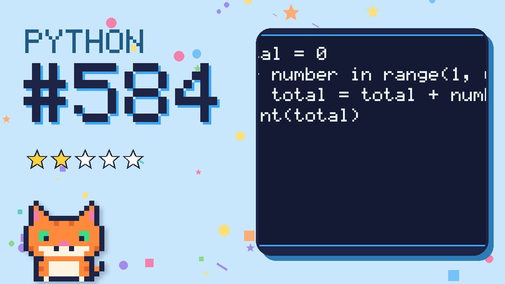 Python Puzzler 584 card