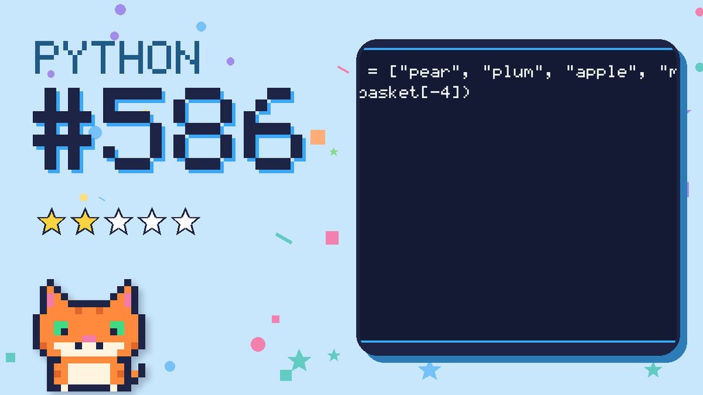 Python Puzzler 586 card