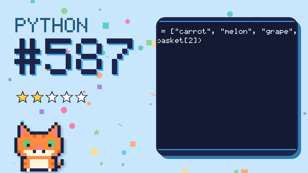 Python Puzzler 587 card