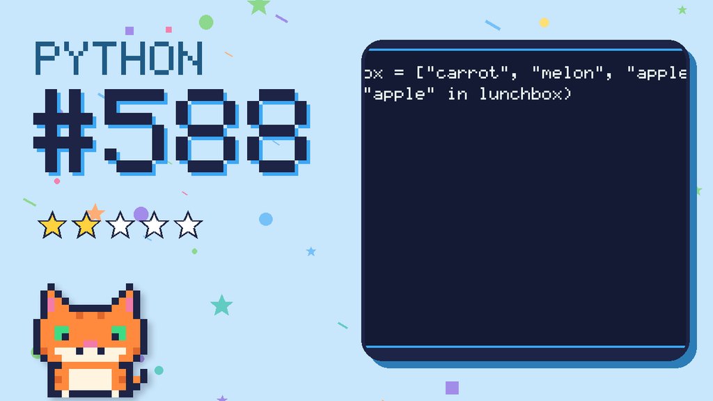 Python Puzzler 588 card