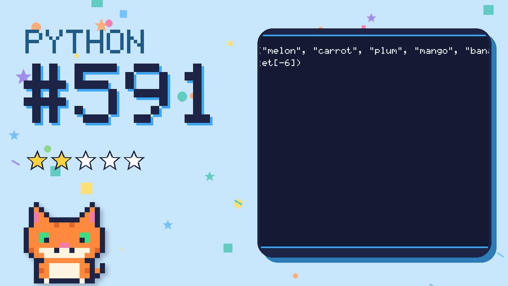 Python Puzzler 591 card