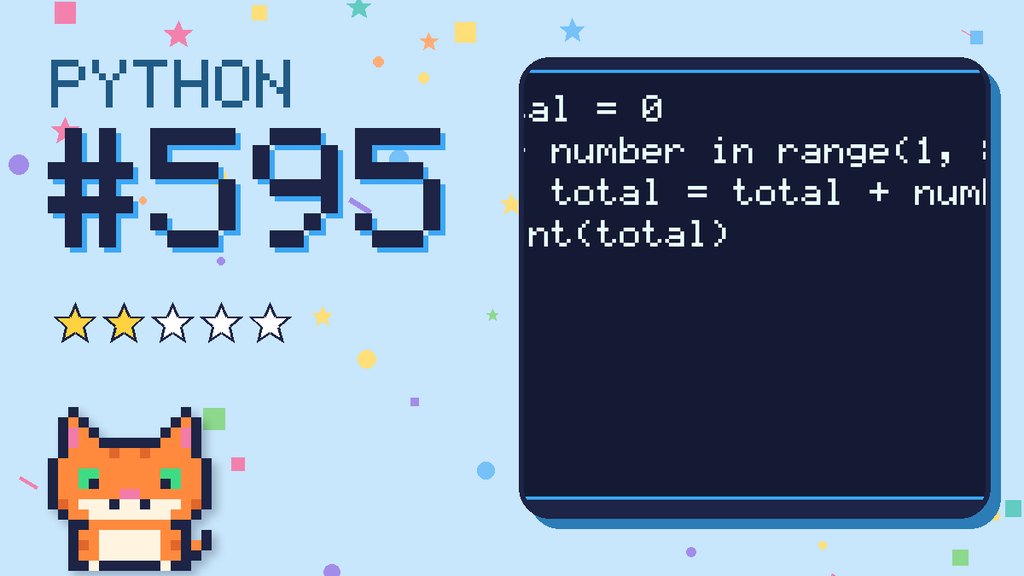 Python Puzzler 595 card