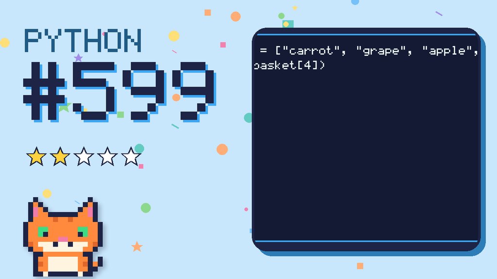 Python Puzzler 599 card