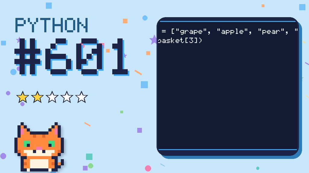 Python Puzzler 601 card