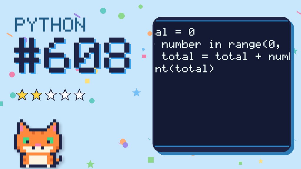 Python Puzzler 608 card