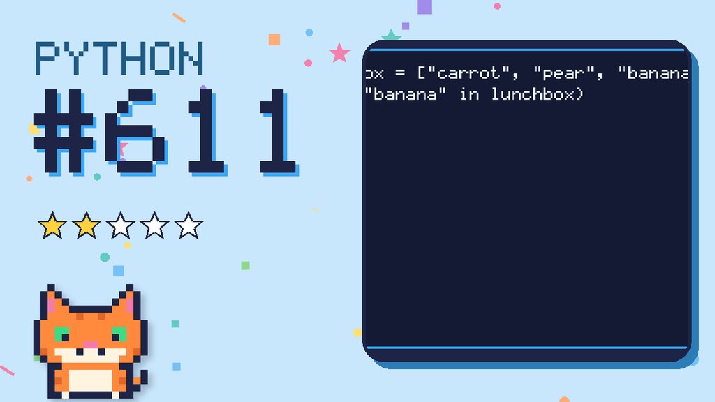 Python Puzzler 611 card