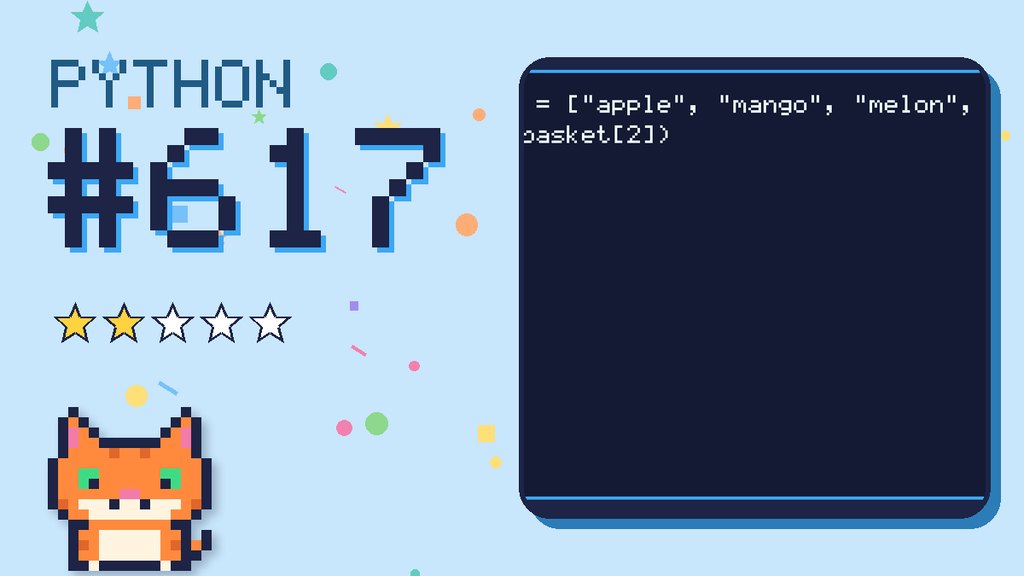 Python Puzzler 617 card