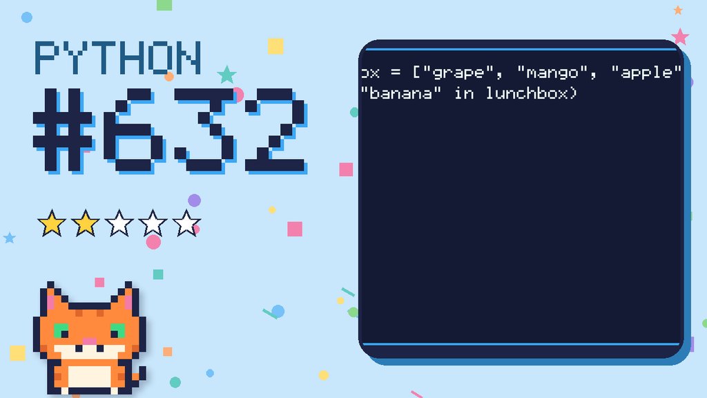Python Puzzler 632 card