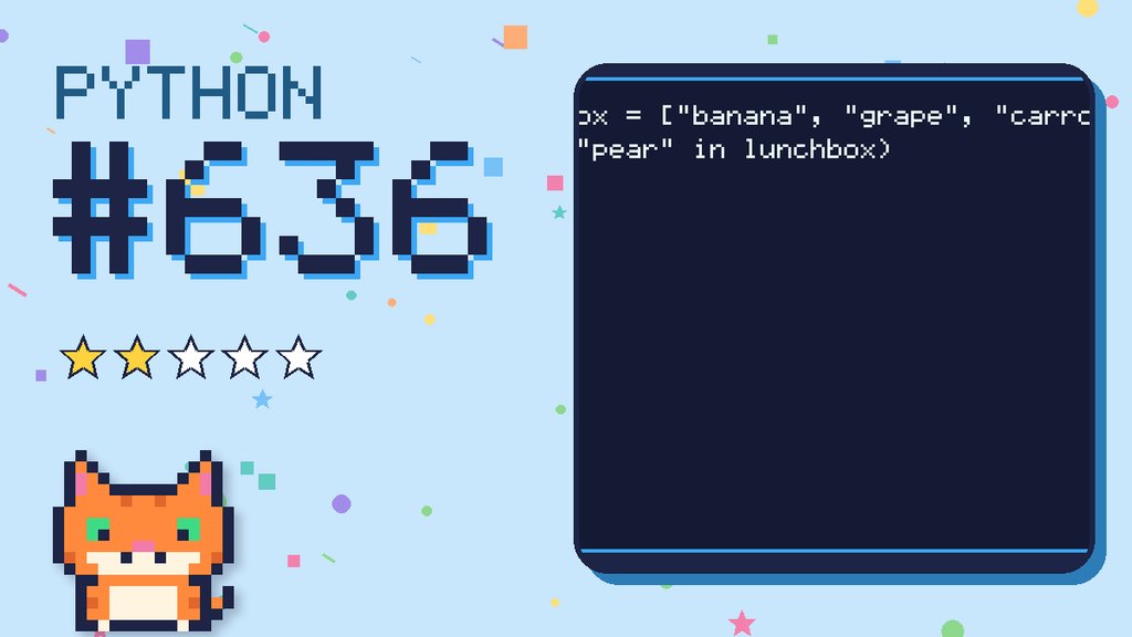 Python Puzzler 636 card