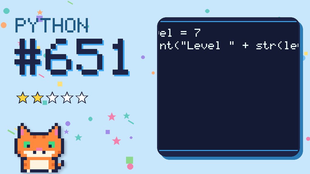 Python Puzzler 651 card