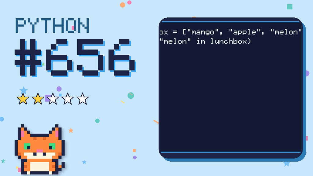 Python Puzzler 656 card