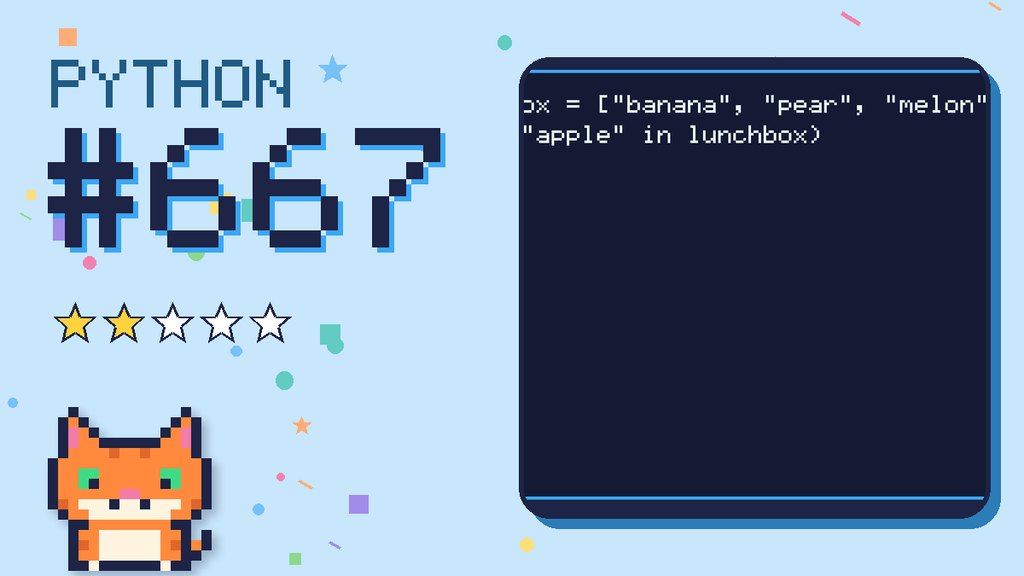 Python Puzzler 667 card