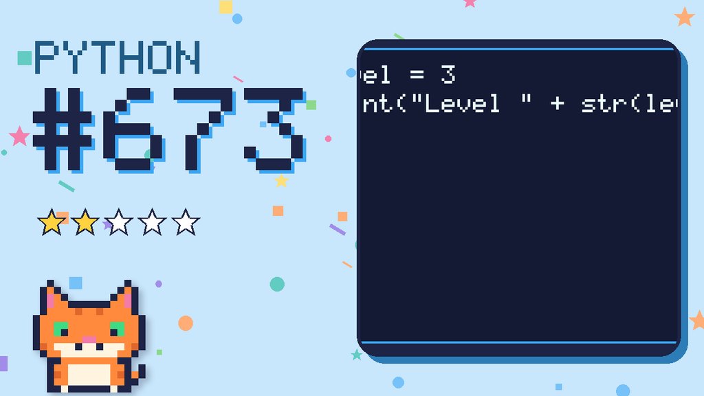 Python Puzzler 673 card